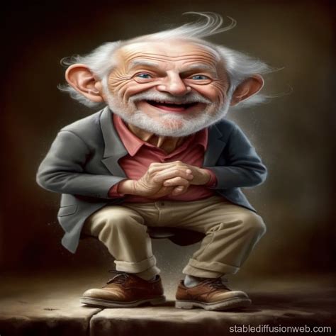 Image of a Funny Grandpa | Stable Diffusion Online