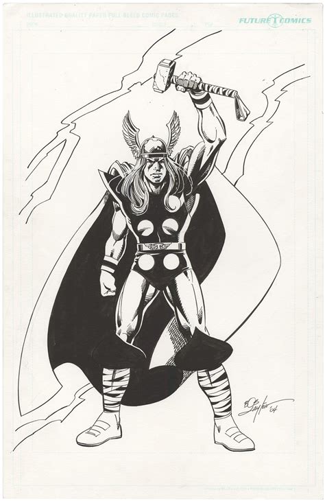 Original Comic Art By Bob Layton Thor Commission Nostalgic Investments