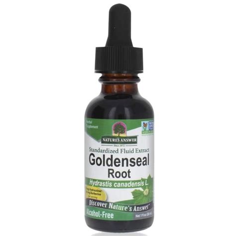 Natures Answer Goldenseal Root 30ml Buy Health Products At Healthy U