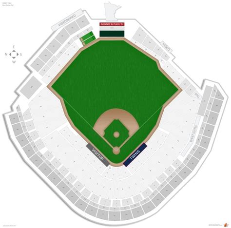 The Awesome As Well As Stunning Target Field Seating Chart With Seat