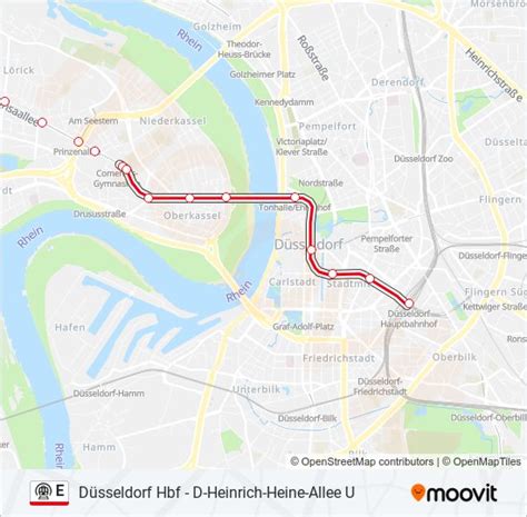 e Route Schedules Stops Maps Düsseldorf Hbf Updated