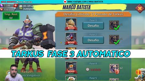 Desafio Limitado Centauro Fase Automatico Lords Mobile Youtube