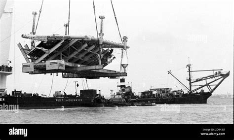 The Mary Rose Is Raised From The Sea Bed Off Portsmouth Portsmouth