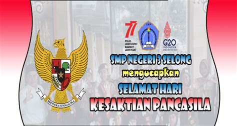 Selamat Hari Kesaktian Pancasila Bangkit Bergerak Bersama Pancasila