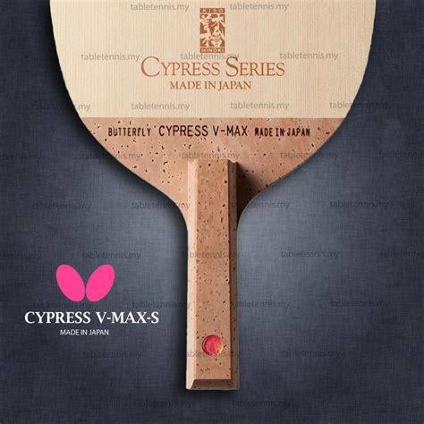 Butterfly Cypress V Max S Kiso Hinoki Table Tennis All Wood Blade Ping