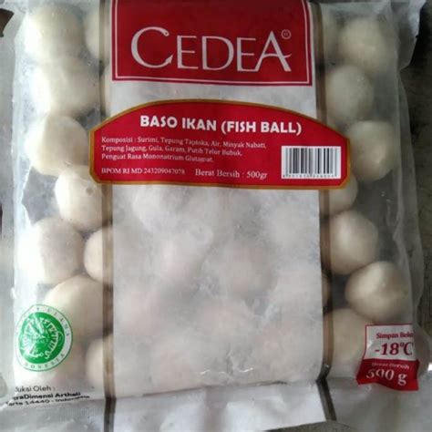 Jual CEDEA BASO IKAN UKURAN SEDANG 500GR Shopee Indonesia