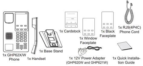 Grandstream Ghp W Compact Hotel Phone Installation Guide