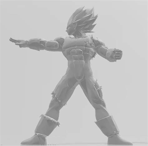 Majin Vegeta 3D Model 3D Printable CGTrader