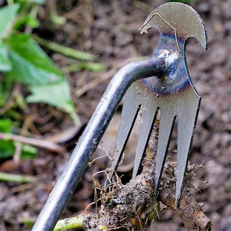 Jual Garukan Tanah Buat Berkebun Garpu Tanaman Besi Pencabut Rumput