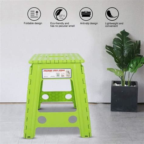 Escabeau Pliable Tabouret Pliant En Plastique Portable Living Plastic