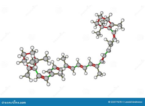 Beta Carotene, Structural Chemical Formula Stock Photography ...