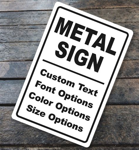 Aluminum Sign, Custom Outdoor Sign, Personalized Metal Unique Gift Him ...