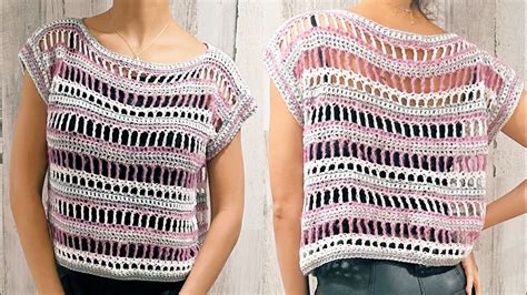 Blusa Calada A Crochet Tutorial Todas Las Tallas Youtube