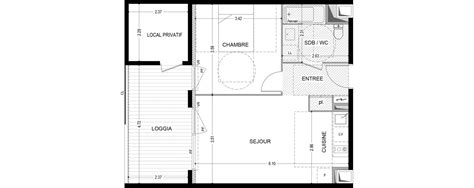 Plan Appartement T2 De 41 50 M² Neuf à Agde Résidence « Baie Des