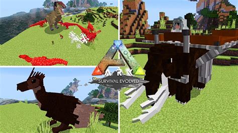 Addon De DINOSAURIOS Para Minecraft PE ARKCRAFT ADDON YouTube