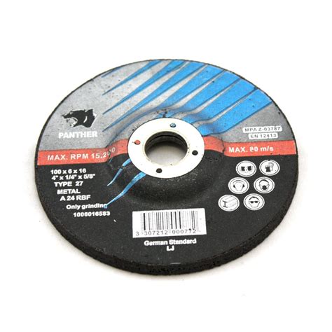 Buy Panther Metal Grinding Disc 100mm X 20mm From Fane Valley Stores