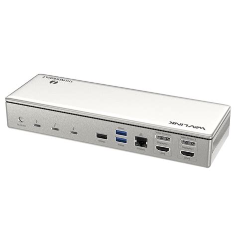 Thunderbolt 4 Quad Display Dock 15 In 1 WAVLINK 40Gbps Docking