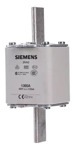 Fusível Nh4 Retardado 500v 120ka 1000a Siemens 3na3 480 Parcelamento