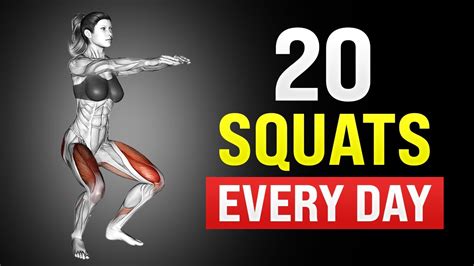 How Squats Every Day Will Completely Transform Your Body Youtube