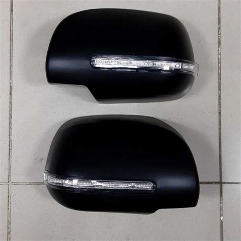 Jual Kaca Spion Cover Spion Mobil Toyota Innova Black Lampu