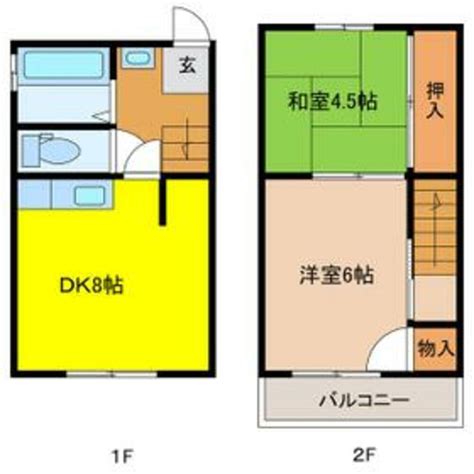 キャナル・ワン A 愛知県丹羽郡扶桑町大字高雄字犬堀 53万円／2dk 洋6 和4．5 Dk8／4536㎡｜賃貸物件賃貸