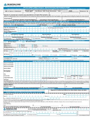 Fillable Online SIP Registration CUM MANDATE FORM ECS DIRECT Fax