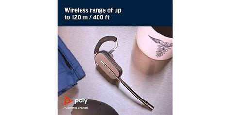 Plantronics Cs540 Wireless Dect Headset Poly Single Ear Mono