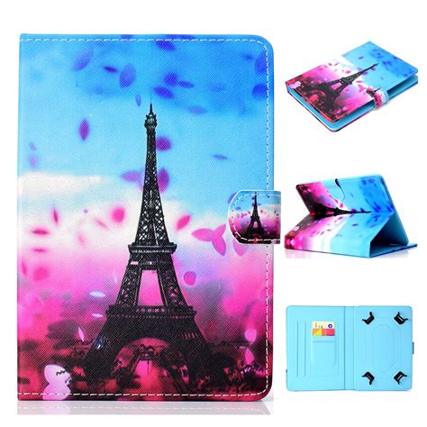 9.5-10.5 inch Universal Case, Allytech PU Leather Cover Case for iPad ...