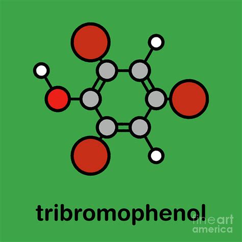 Tribromophenol Molecule Photograph by Molekuul/science Photo Library ...