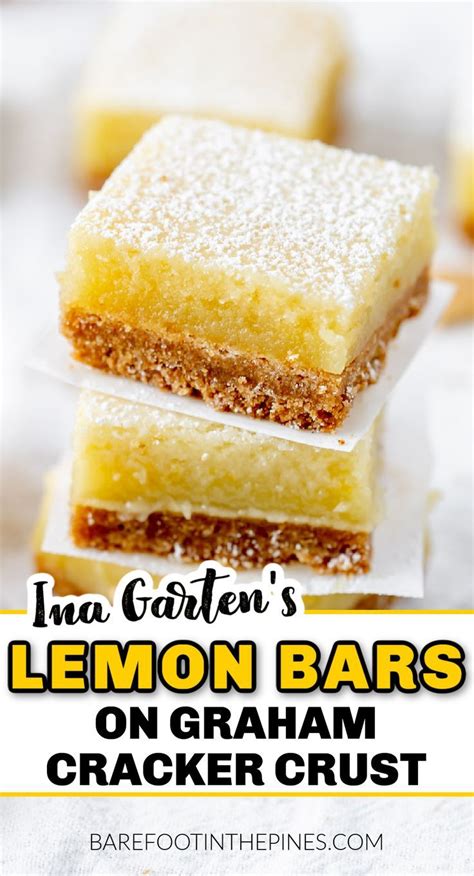 Lemon Bars With Graham Cracker Crust Recipe Lemon Bars Easy Lemon Squares Recipe Graham