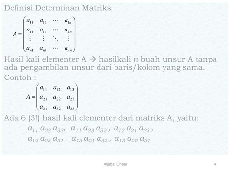 Determinan Matriks Ppt Download