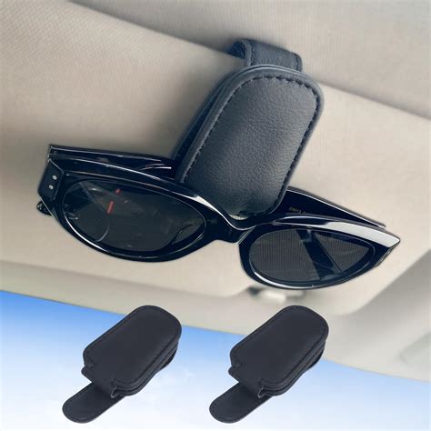 Ljdj Sunglass Clip For Car Visor 2 Pack Car Accessories