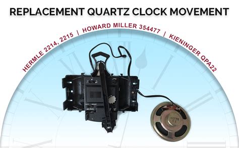 Replacement Battery Quartz Movement For Hermle 2214 2215