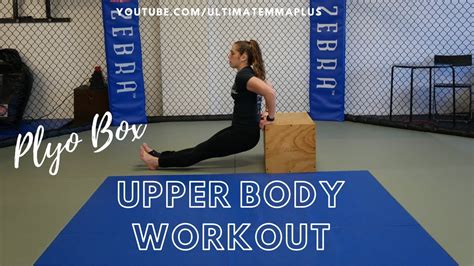 Plyo Box Upper Body Workout Youtube