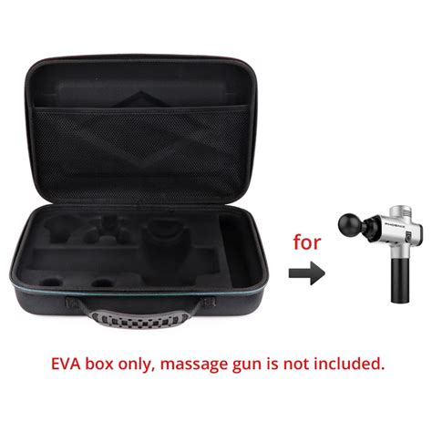 Buy Eva Box For Massage Gun Of 4 Massage Head And 1 Charger Travel Bag Portable