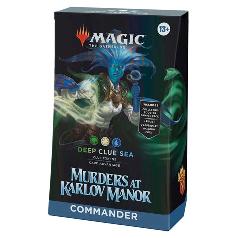 Deck Commander Assassinato na Mansão Karlov Deep Clue Sea CHQ Jogos