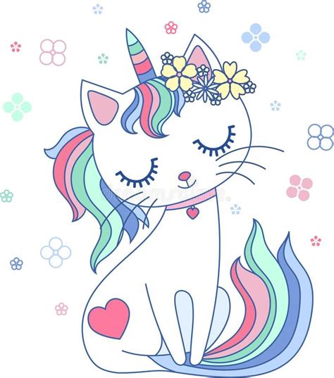 Rainbow Unicorn Cat