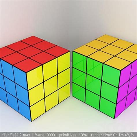 кубик-рубик - Игрушки - 3D Модель