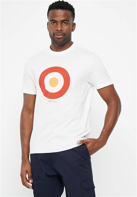 Target Tee Shirt Ivory Red Ben Sherman T Shirts Vests Superbalist