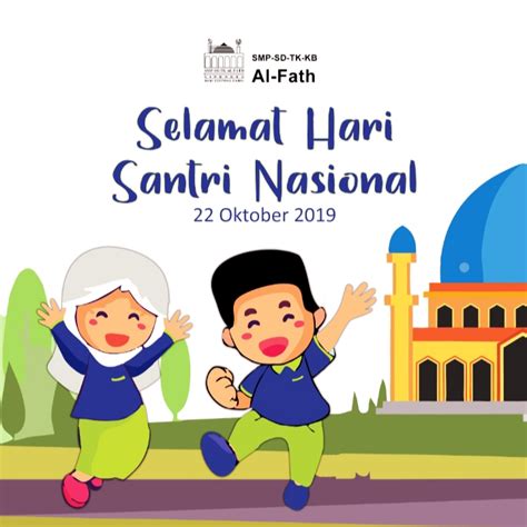 Gambar Kartun Hari Santri Nasional - 56+ Koleksi Gambar