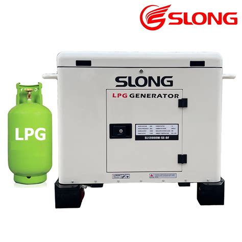 Slong 10kw Silent Heavy Duty Propane Lpg Natural Gas Generators Silent Generator And Lpg Generator