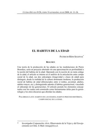 Habitus Edades Pdf