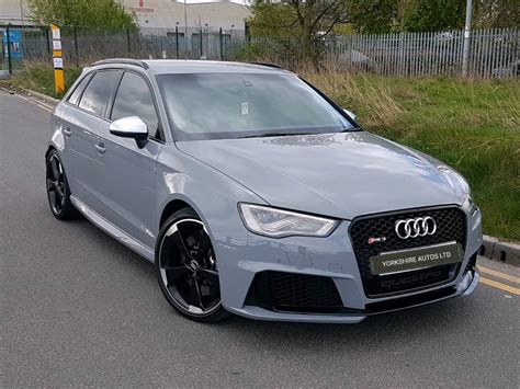 2015 65 Audi Rs3 2 5 S Tronic 5 Door Nardo Grey Dynamic Pack Buckets Sports Exhaust Low Mileage