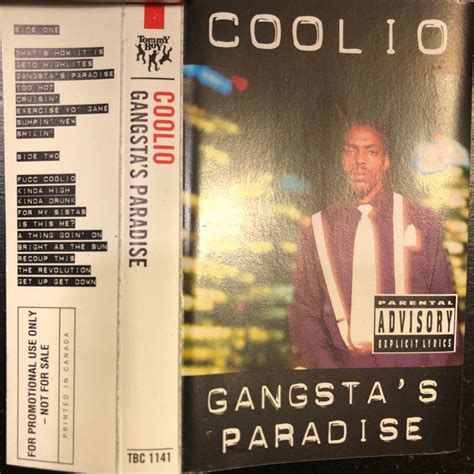 Coolio Gangstas Paradise 1995 Cassette Discogs