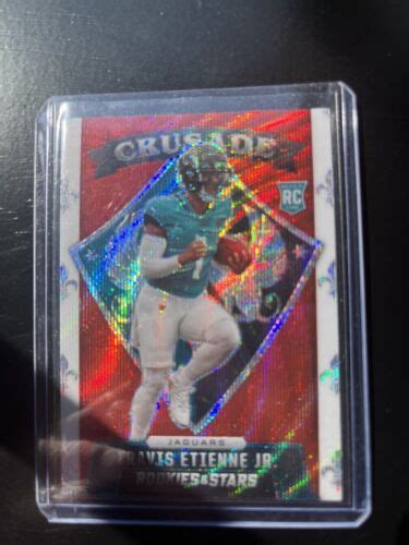 2021 Panini Rookies Stars Crusade Red Wave Prizm Travis Etienne Jr