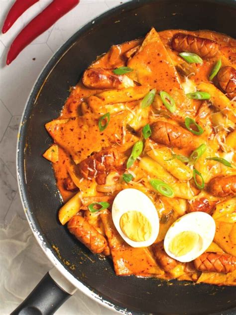 Mild Creamy Rose Tteokbokki 로제 떡볶이 SugarYums