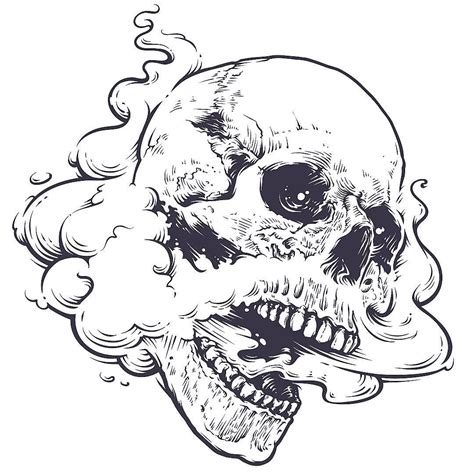 Skull Tattoo Vector Art - Viraltattoo