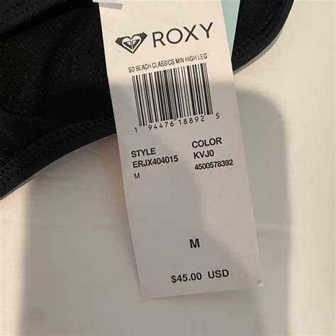 Roxy Swim Roxy Black Bikini Bottoms Nwt M Poshmark