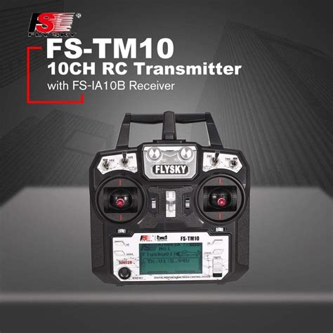 Flysky FS TM10 FS I6X 10CH 2 4GHz AFHDS RC Transmitter Radio Model