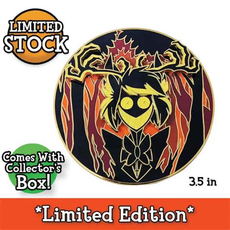 Vivziepop Hazbin Hotel Helluva Boss Radio Demon Alastor Jumbo Enamel